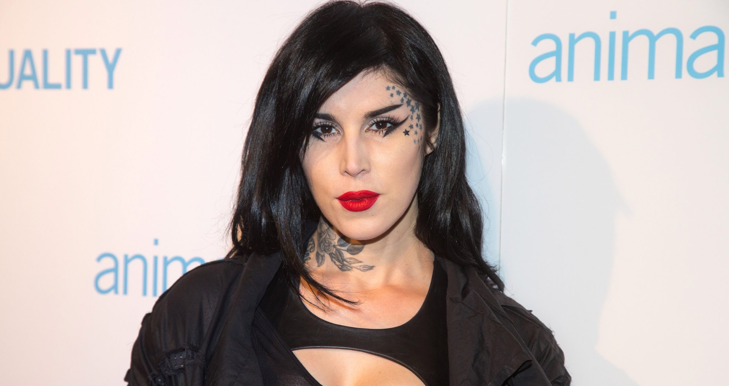 Kat Von D arrives to the Animal Equality Global Action Annual Gala at The Beverly Hilton Hotel on December 2, 2017 in Beverly Hills, California.  (Photo by Gabriel Olsen/FilmMagic)
