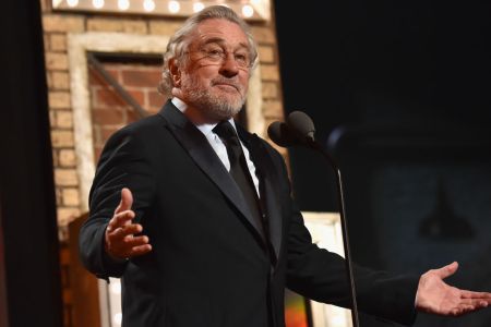 Robert De Niro speaks onstage during the 72nd Annual Tony Awards at Radio City Music Hall on June 10, 2018 in New York City. (Photo by Kevin Mazur/Getty Images for Tony Awards Productions)