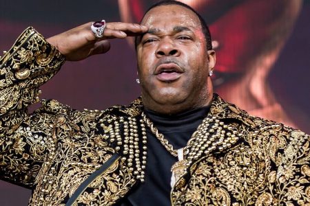 Rapper Busta Rhymes performs during The Miseducation of Lauryn Hill 20th Anniversary Tour at Festival Pier at Penn's Landing on July 13, 2018 in Philadelphia, Pennsylvania.  (Photo by Gilbert Carrasquillo/Getty Images)