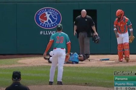 A screenshot from the Little League World Series. (ESPN)