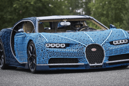 The drivable Bugatti Chiron from LEGO. (LEGO) 