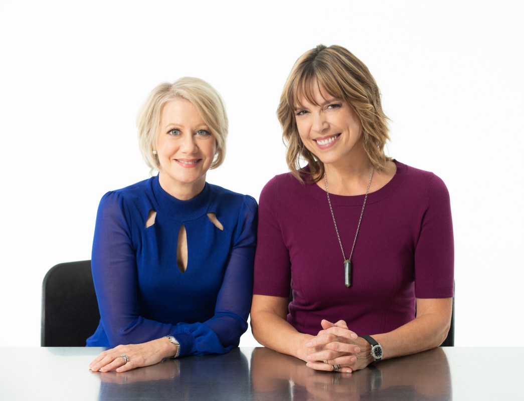 Andrea Kremer and Hannah Storm pose for a portrait at Pier 59 studios on September 21, 2018, in New York City. (Courtesy of Amazon, photo: Business Wire)