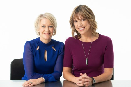 Andrea Kremer and Hannah Storm pose for a portrait at Pier 59 studios on September 21, 2018, in New York City. (Courtesy of Amazon, photo: Business Wire)