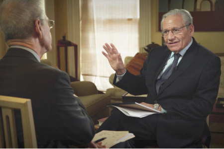 Bob Woodward talking with David Martin on CBS News' 'Sunday Morning,' (CBS News)