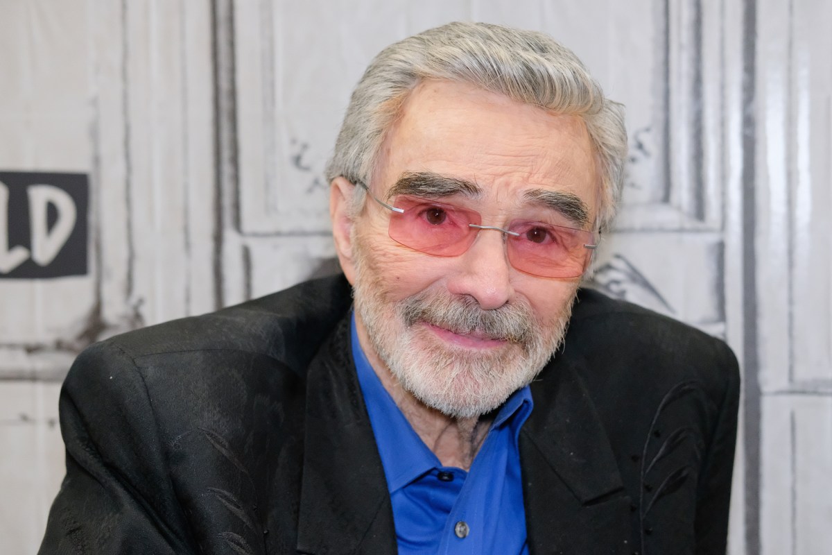 Actor Burt Reynolds discusses the film "The Last Movie Star" at Build Studio on March 15, 2018 in New York City.  (Photo by Matthew Eisman/Getty Images)