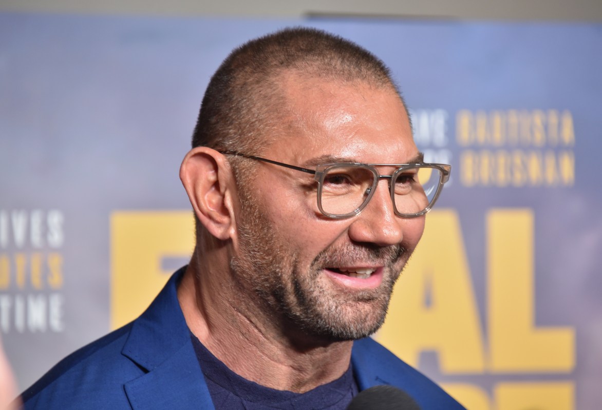 Dave Bautista attends the World Premiere of "Final Score" at The Ham Yard Hotel on August 30, 2018 in London, England.  (Photo by David M. Benett/Dave Benett/WireImage)