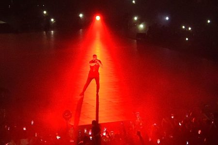 Drake performs onstage at Madison Square Garden on August 25, 2018 in New York City.  (Photo by Jamie McCarthy/Getty Images)