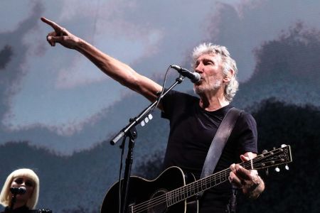 MOSCOW, RUSSIA  AUGUST 31, 2018: Pink Floyd co-founder Roger Waters gives a concert at Moscow's Olimpiysky Arena as part of his Us + Them Tour. Valery Sharifulin/TASS (Photo by Valery SharifulinTASS via Getty Images)