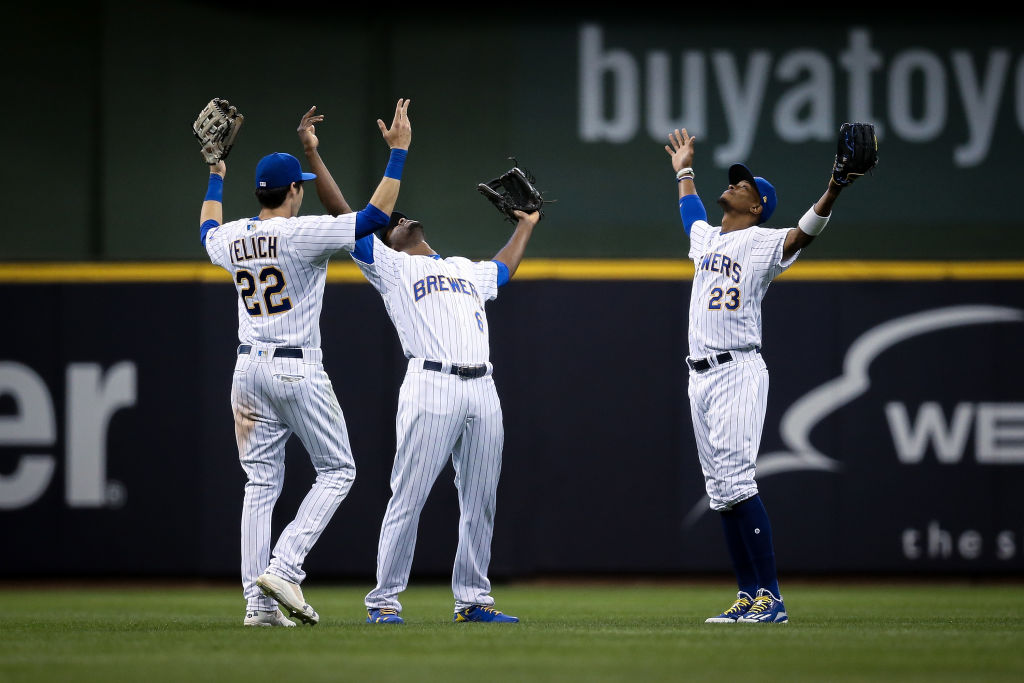 MILWAUKEE, WI - SEPTEMBER 08: at Miller Park on September 8, 2018 in Milwaukee, Wisconsin. (Photo by Dylan Buell/Getty Images)