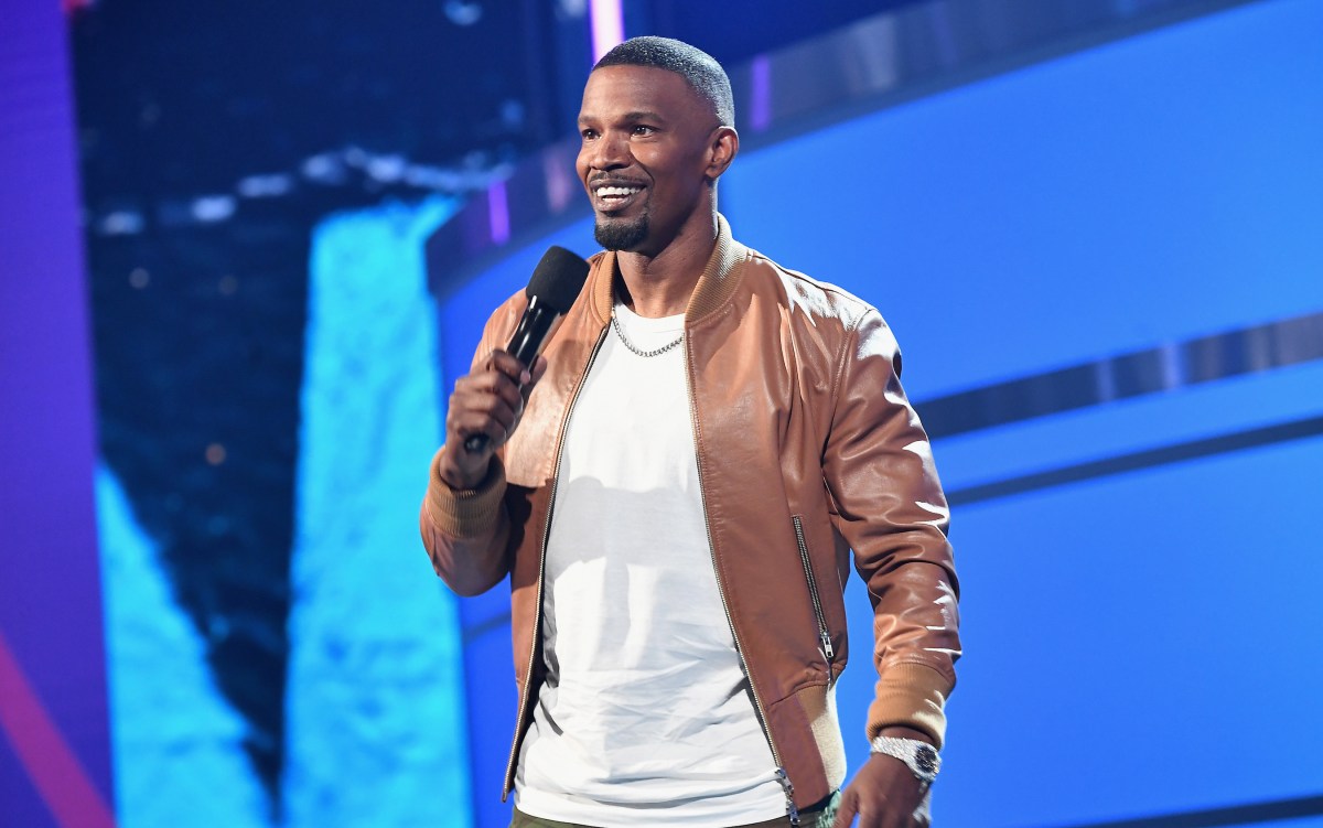 Host Jamie Foxx speaks onstage at the 2018 BET Awards at Microsoft Theater on June 24, 2018 in Los Angeles, California. Foxx will soon star in a Netflix sci-fi movie alongside Joseph Gordon-Levitt. (Photo by Paras Griffin/VMN18/Getty Images for BET)