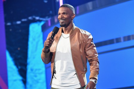 Host Jamie Foxx speaks onstage at the 2018 BET Awards at Microsoft Theater on June 24, 2018 in Los Angeles, California. Foxx will soon star in a Netflix sci-fi movie alongside Joseph Gordon-Levitt. (Photo by Paras Griffin/VMN18/Getty Images for BET)