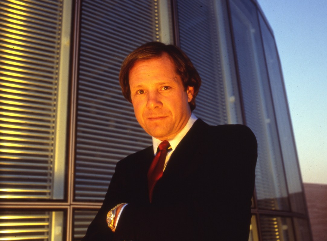 Michael Ovitz, co-founder the Creative Artists Agency, Los Angeles, California, 1987. (Photo by Anthony Barboza/Getty Images)