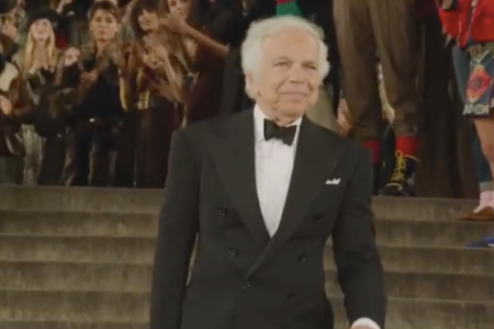 Ralph Lauren at his 50th Anniversary Show, September 7, 2018 in New York City. (courtesy of Ralph Lauren)