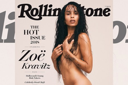 Zoë Kravitz on the cover of Rolling Stone (October 2018, Rolling Stone)