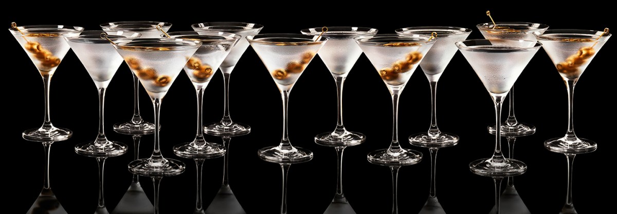 A line of martinis (Getty)