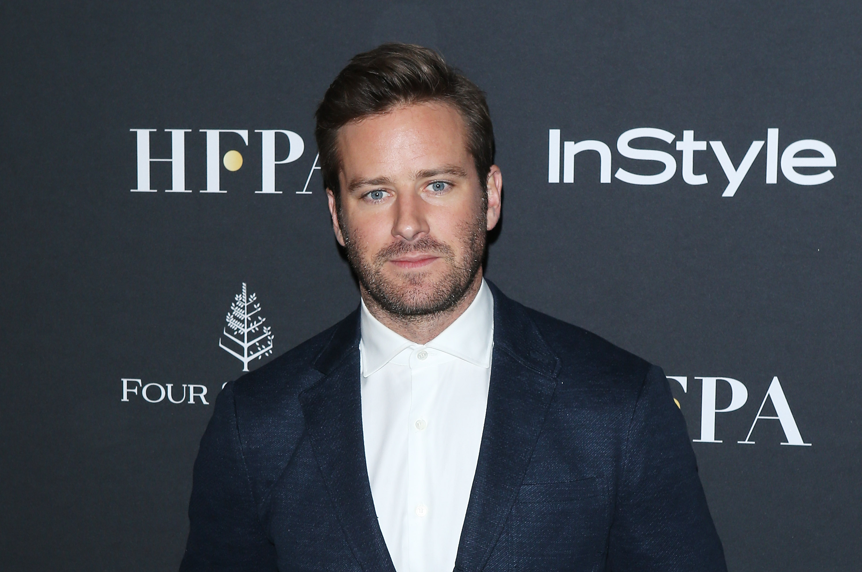 Armie Hammer attends The Hollywood Foreign Press Association and InStyle party during 2018 Toronto International Film Festival held at Four Seasons Hotel on September 8, 2018 in Toronto, Canada. Hammer was recently cast in the upcoming movie "Death in the Nile."  (Photo by Michael Tran/FilmMagic/Getty Images)