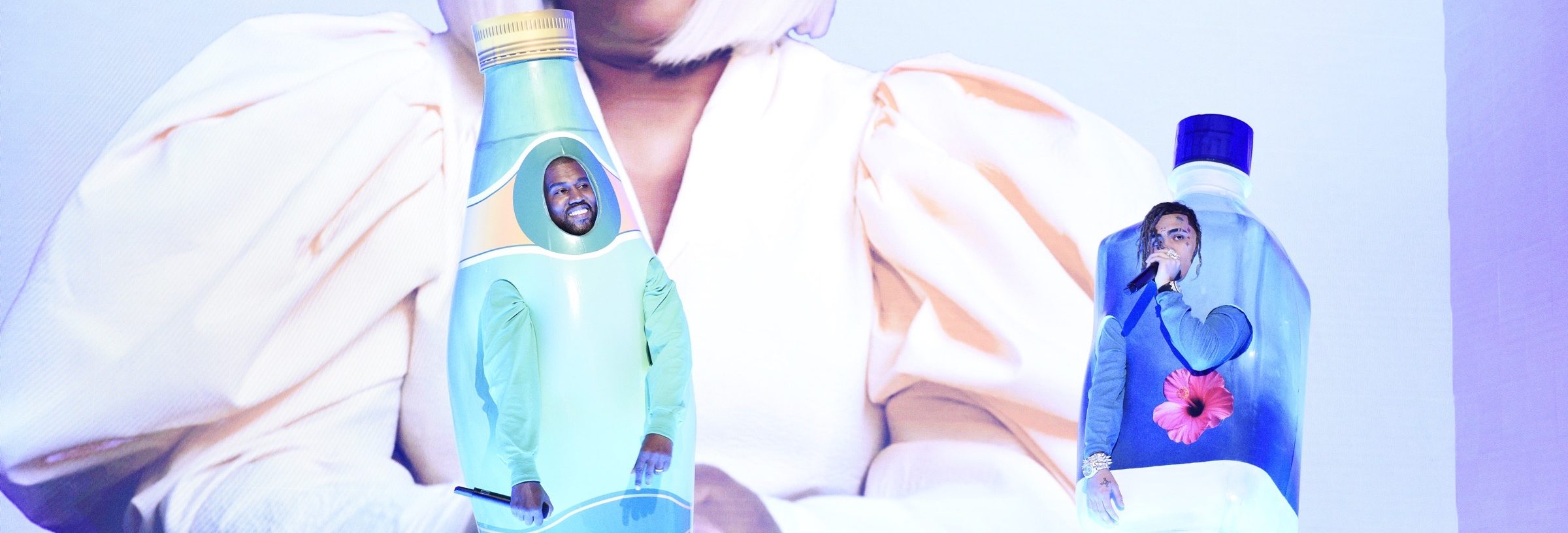 Pictured: (l-r) Musical Guest Kanye West and Lil Pump perform "I Love It" in Studio 8H on Saturday, September 29, 2018 -- (Photo by: Will Heath/NBC/NBCU Photo Bank via Getty Images)