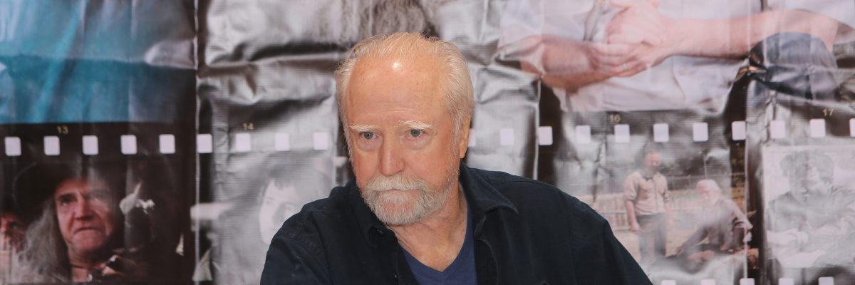 Scott Wilson ("Dr. Hershel Greene," on AMC's The Walking Dead) attends the Motor City Comic Con, at Suburban Collection Showplace on May 15, 2015 in Novi, Michigan.  (Photo by Monica Morgan/WireImage)