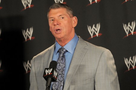 NEW YORK - MAY 21:  Chairman of World Wrestling Entertainment, Vince McMahon, attends the World Wrestling Entertainment "Denver Debacle" press conference at the Hard Rock Cafe, Times Square on May 21, 2009 in New York City.  (Photo by George Napolitano/Getty Images)