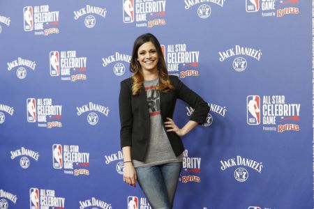 Katie Nolan attends the NBA All-Star Celebrity Game presented by Ruffles as a part of 2018 NBA All-Star Weekend at the Los Angeles Convention Center on February 16, 2018 in Los Angeles, California. (Photo by Michelle Farsi/NBAE via Getty Images)
