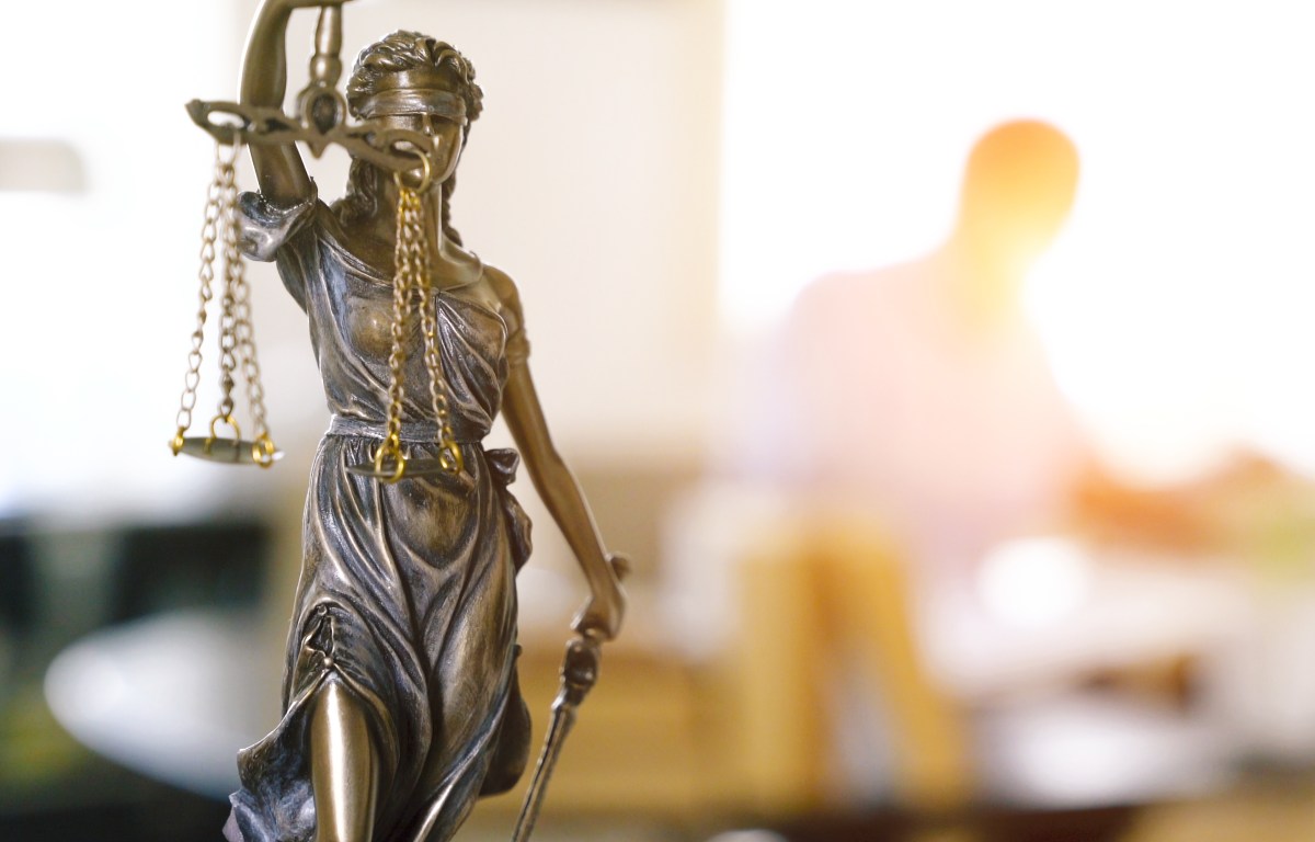 The Statue of Justice - lady justice or Iustitia / Justitia the Roman goddess of Justice in lawyer office. Famous personal injury lawyers Cellino & Barnes are currently experiencing a financial windfall despite ongoing legal hostilities. (Photo by Alexander Kirch/EyeEm/Getty Images)