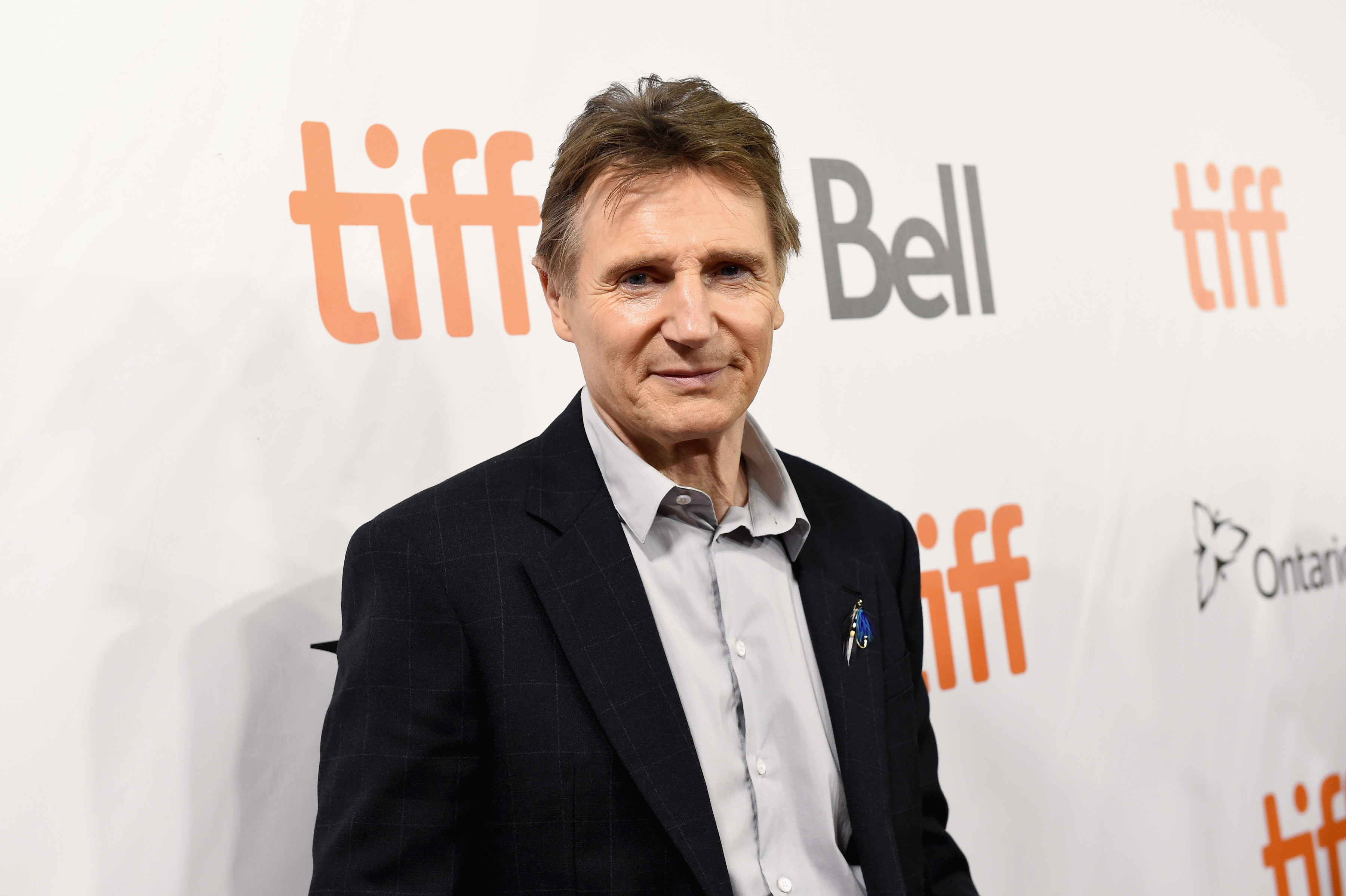 Liam Neeson attends the "Widows" premiere during 2018 Toronto International Film Festival at Roy Thomson Hall on September 8, 2018 in Toronto, Canada. Neeson recently opened up about a connection he had with a horse on the set of "The Ballad of Buster Scruggs." (Photo by Kevin Winter/SHJ2018/Getty Images for TIFF)