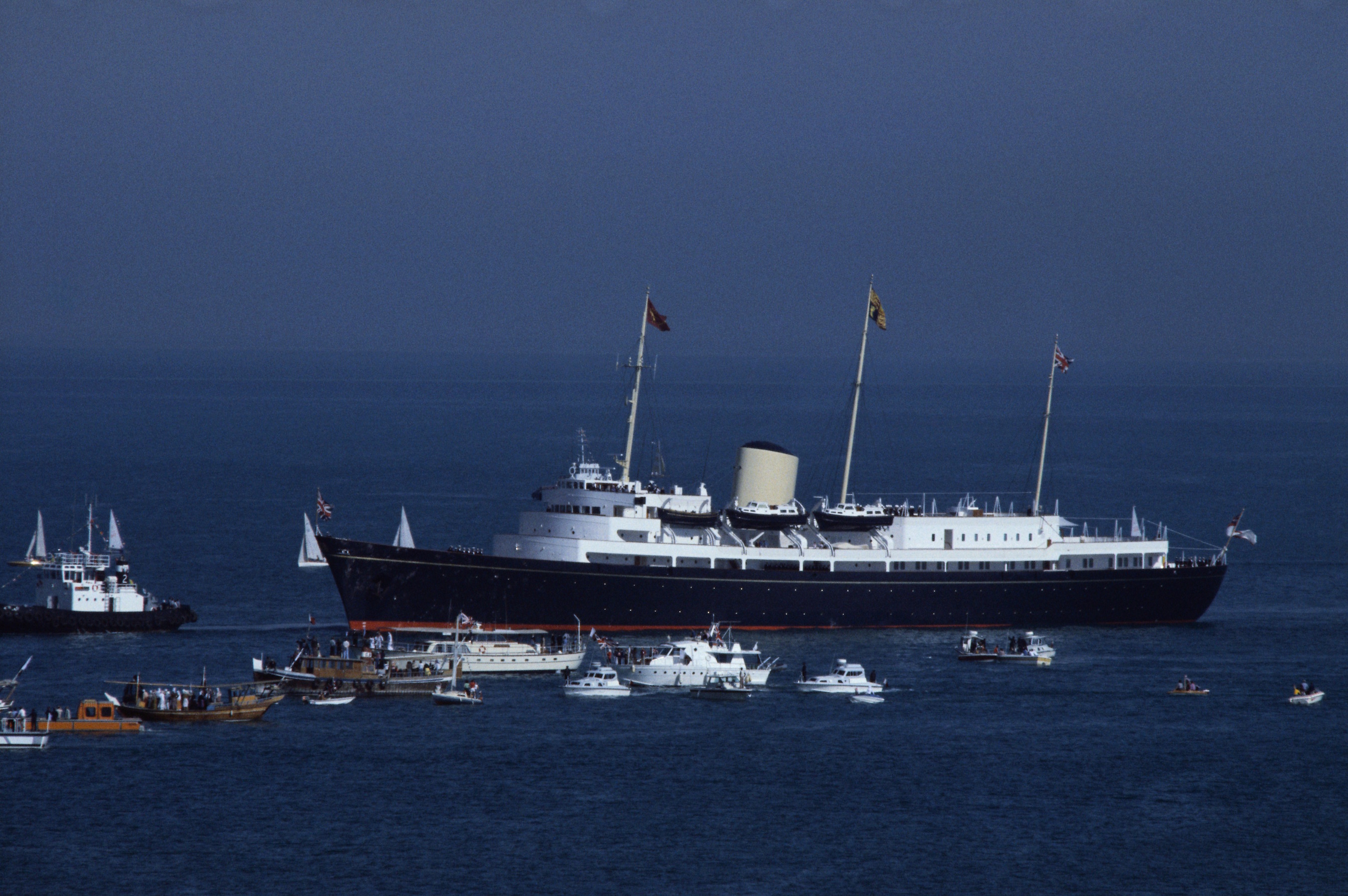 was the royal yacht britannia used in the falklands war