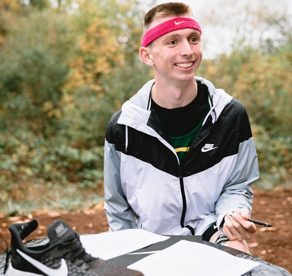 Justin Gallegos became the first athlete with cerebral palsy to sign a contract with Nike. (Justin Gallegos on Instagram)