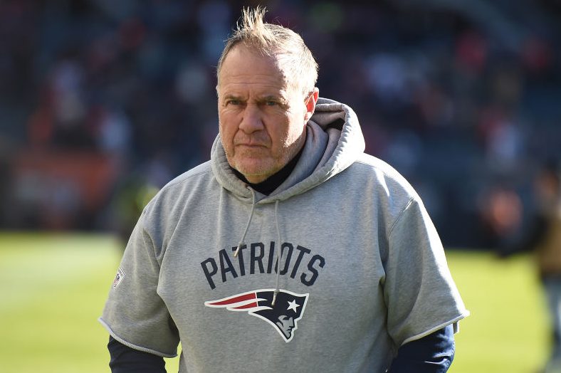 Head coach Bill Belichick of the New England Patriots. (Photo by Stacy Revere/Getty Images)