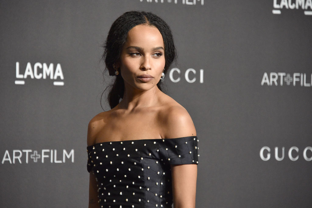 LOS ANGELES, CA - NOVEMBER 3: Zoe Kravitz attends LACMA Art + Film Gala 2018 at Los Angeles County Museum of Art on November 3, 2018 in Los Angeles, CA. (Photo by David Crotty/Patrick McMullan via Getty Images)