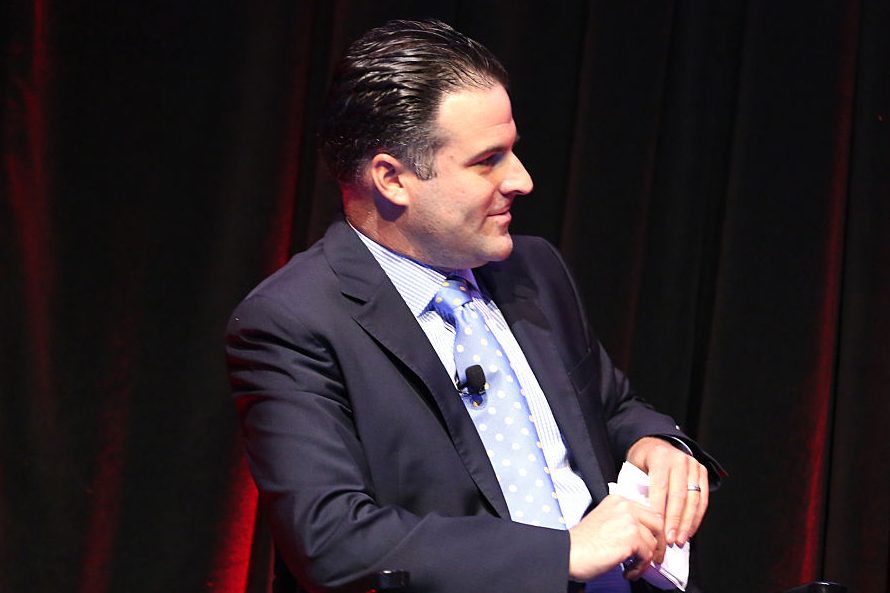 Darren Rovell speaks at the NYVC Sports Venture Series: (Paul Zimmerman/Getty Images for AWXI)