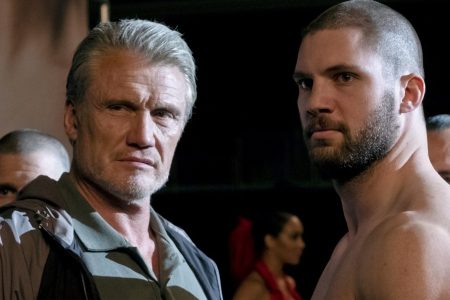 Dolph Lundgren and Florian Munteanu star as Ivan and Viktor Drago in CREED II,a Metro Goldwyn Mayer Pictures and Warner Bros. Pictures film. (Barry Wetcher / Metro Goldwyn Mayer Pictures / Warner Bros. Pictures© 2018 Metro-Goldwyn-Mayer Pictures Inc. and Warner Bros. Entertainment Inc.)