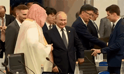 Saudi Crown Prince Mohammed bin Salman and Russian President Vladimir Putin were caught high fiving at the G20 summit in Argentina. 