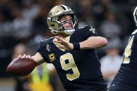 Drew Brees of the New Orleans Saints. (Sean Gardner/Getty)