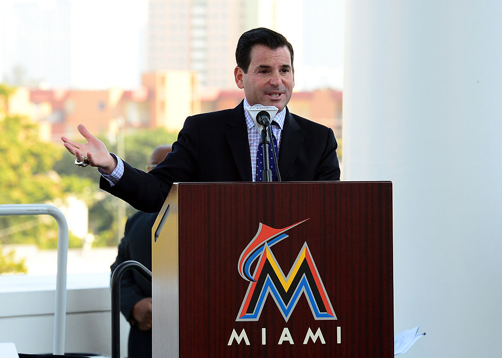 February 13, 2015 Miami Marlins President David Samson during the announcement that Miami Marlins to Host 2017 All-Star Game (Photo by Juan Salas/Icon Sportswire/Corbis via Getty Images)