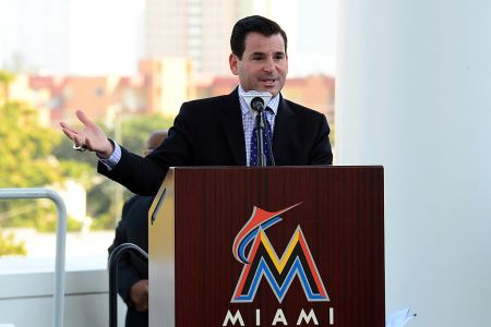 February 13, 2015 Miami Marlins President David Samson during the announcement that Miami Marlins to Host 2017 All-Star Game (Photo by Juan Salas/Icon Sportswire/Corbis via Getty Images)