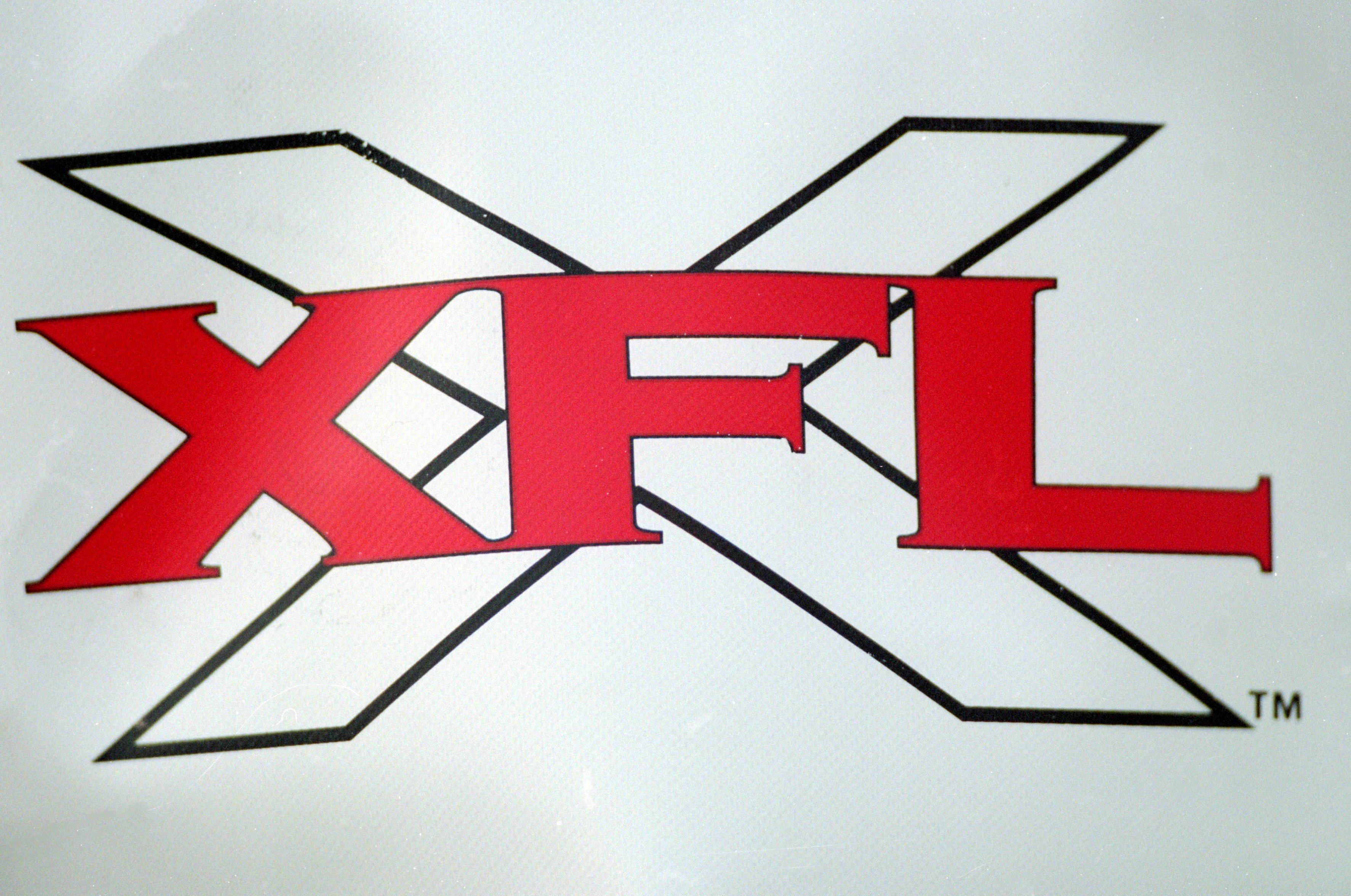 3 Feb 2001:  A view of the XFL logo sign taken during the game between the Las Vegas Outlaws and the New York/New Jersey Hitmen at the Sam Boyd Stadium in Las Vegas, Nevada. The Outlaws defeated the Hitmen 19-0.Mandatory Credit: Todd Warshaw  /Allsport