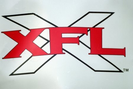 3 Feb 2001:  A view of the XFL logo sign taken during the game between the Las Vegas Outlaws and the New York/New Jersey Hitmen at the Sam Boyd Stadium in Las Vegas, Nevada. The Outlaws defeated the Hitmen 19-0.Mandatory Credit: Todd Warshaw  /Allsport