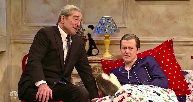 Robert DeNiro guest stars as Robert Mueller in the 'Saturday Night Live' cold open for December 8, 2018. (Photo credit: NBC)