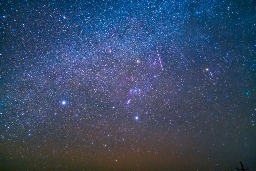 XILINGOL, CHINA - DECEMBER 14:
Gemini meteor shower, Ming'antu Observatory, Xilingol, Inner Mongolia, China, December 14, 2018.PHOTOGRAPH BY Costfoto / Barcroft Images (Photo credit should read Costfoto / Barcroft Images / Barcroft Media via Getty Images)