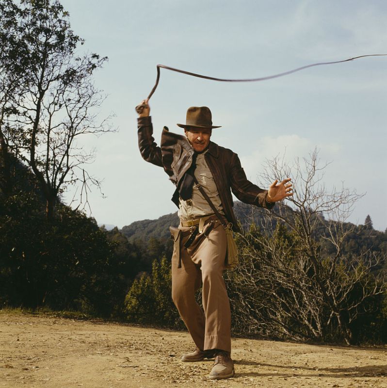 American actor Harrison Ford as Indiana Jones in a publicity still for the film 'Indiana Jones and the Last Crusade', 1989. (Photo by Terry O'Neill/Iconic Images/Getty Images)
