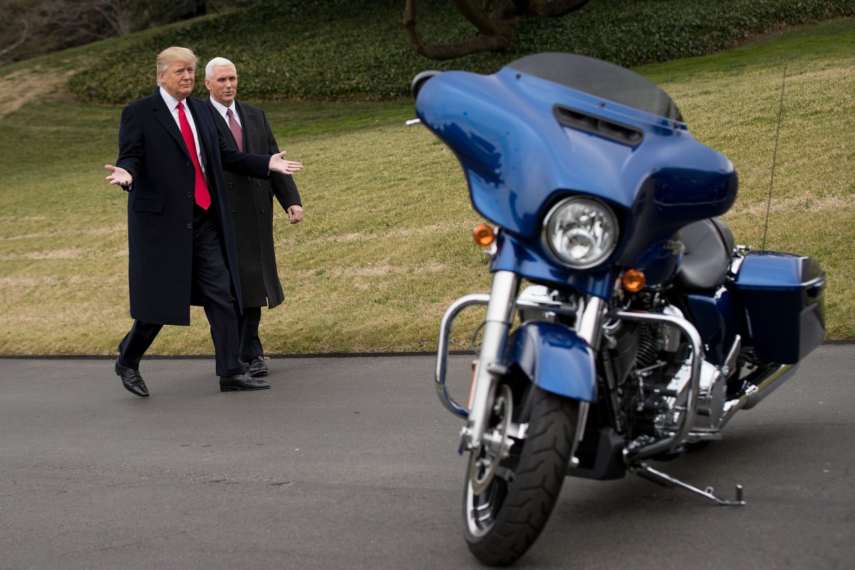 Trump Harley Davidson
