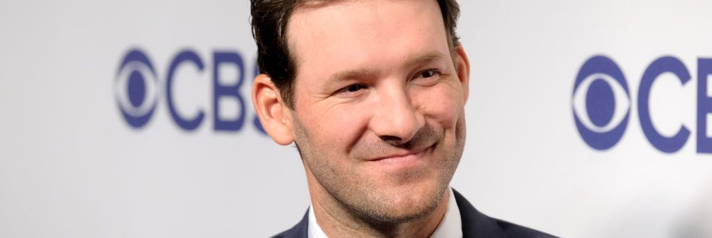 NEW YORK, NY - MAY 16:  Tony Romo attends the 2018 CBS Upfront at The Plaza Hotel on May 16, 2018 in New York City.  (Photo by Matthew Eisman/Getty Images)