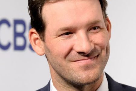 NEW YORK, NY - MAY 16:  Tony Romo attends the 2018 CBS Upfront at The Plaza Hotel on May 16, 2018 in New York City.  (Photo by Matthew Eisman/Getty Images)