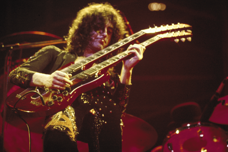 Led Zeppelin late 1970s Jimmy Page (Photo by Chris Walter/WireImage)