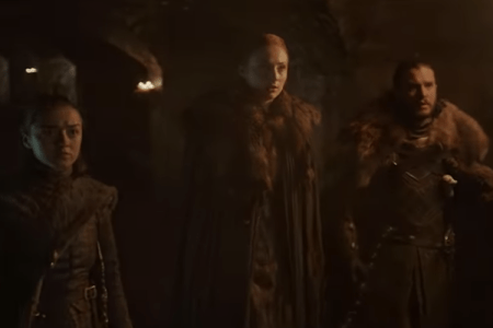 A screen shot of the new GoT teaser. (HBO)