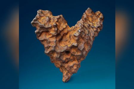 heart-shaped meteorite
