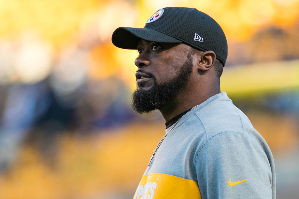 Pittsburgh Steelers head coach Mike Tomlin looks on during the NFL football game between the Cincinnati Bengals and the Pittsburgh Steelers on December 30, 2018 at Heinz Field in Pittsburgh, PA. (Photo by Mark Alberti/Icon Sportswire via Getty Images)
