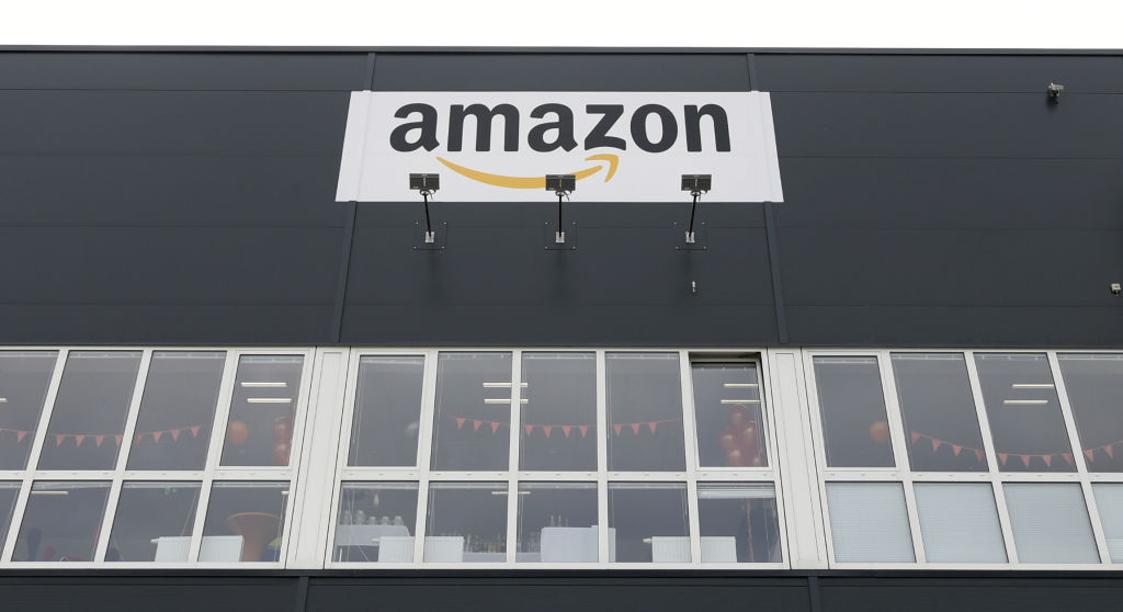 A picture taken on February 12, 2019 shows a view of a distribution center of US giant of online sales, Amazon in Grossebersdorf, Austria. (Photo by HANS KLAUS TECHT / APA / AFP) / Austria OUT (Photo credit should read HANS KLAUS TECHT/AFP/Getty Images)