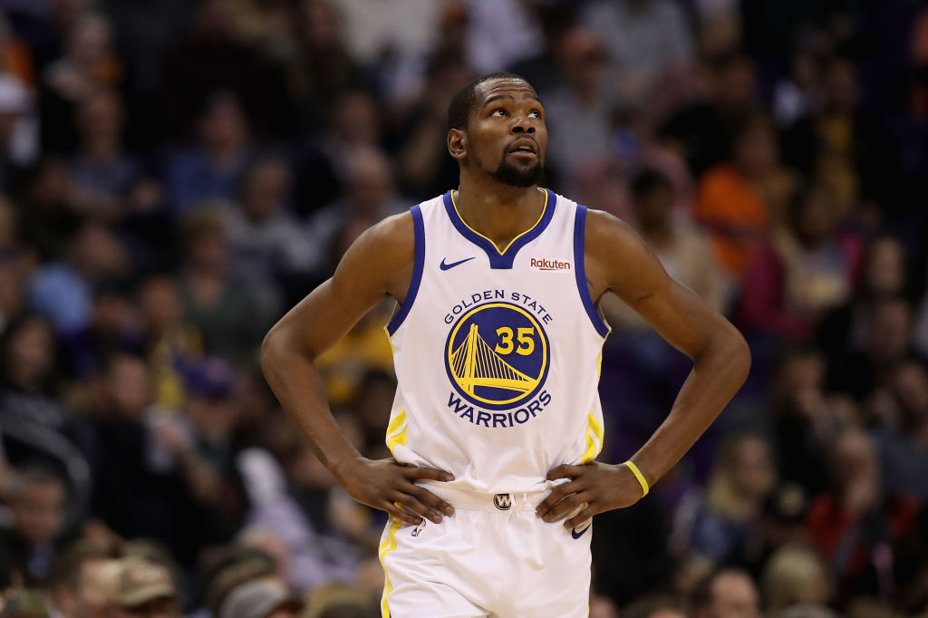 (Kevin Durant #35 of the Golden State Warriors Christian Petersen/Getty)